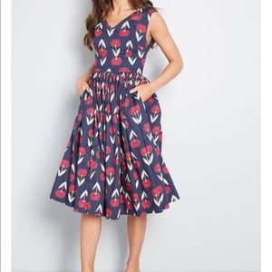 ModCloth Fabulous Fit and Flare Dress